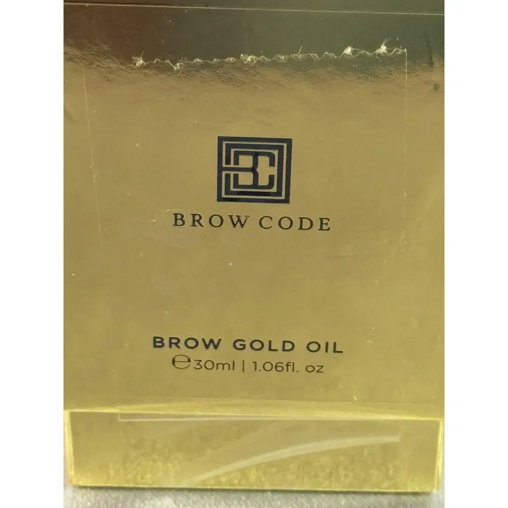 Brow Code Brow Gold Nourishing Growth Oil Regrow Eyebrows New in Box